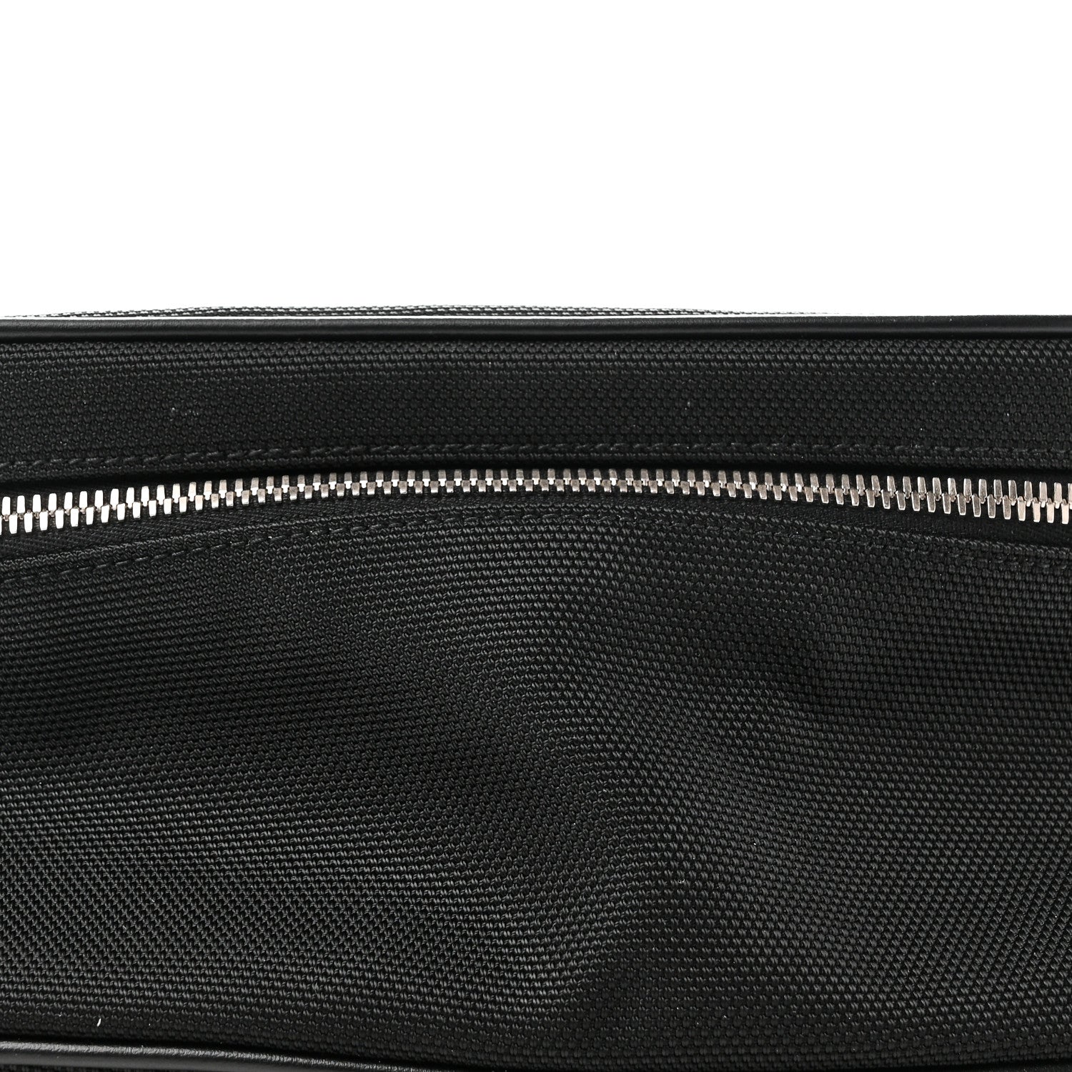 Techno Canvas Web Large Belt Bag Black