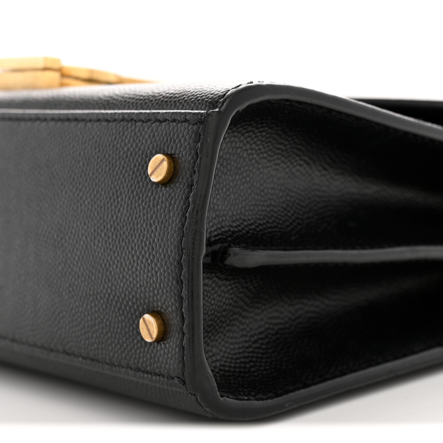 Grain de Poudre Mini Classic Monogram Cassandra Top Handle Black