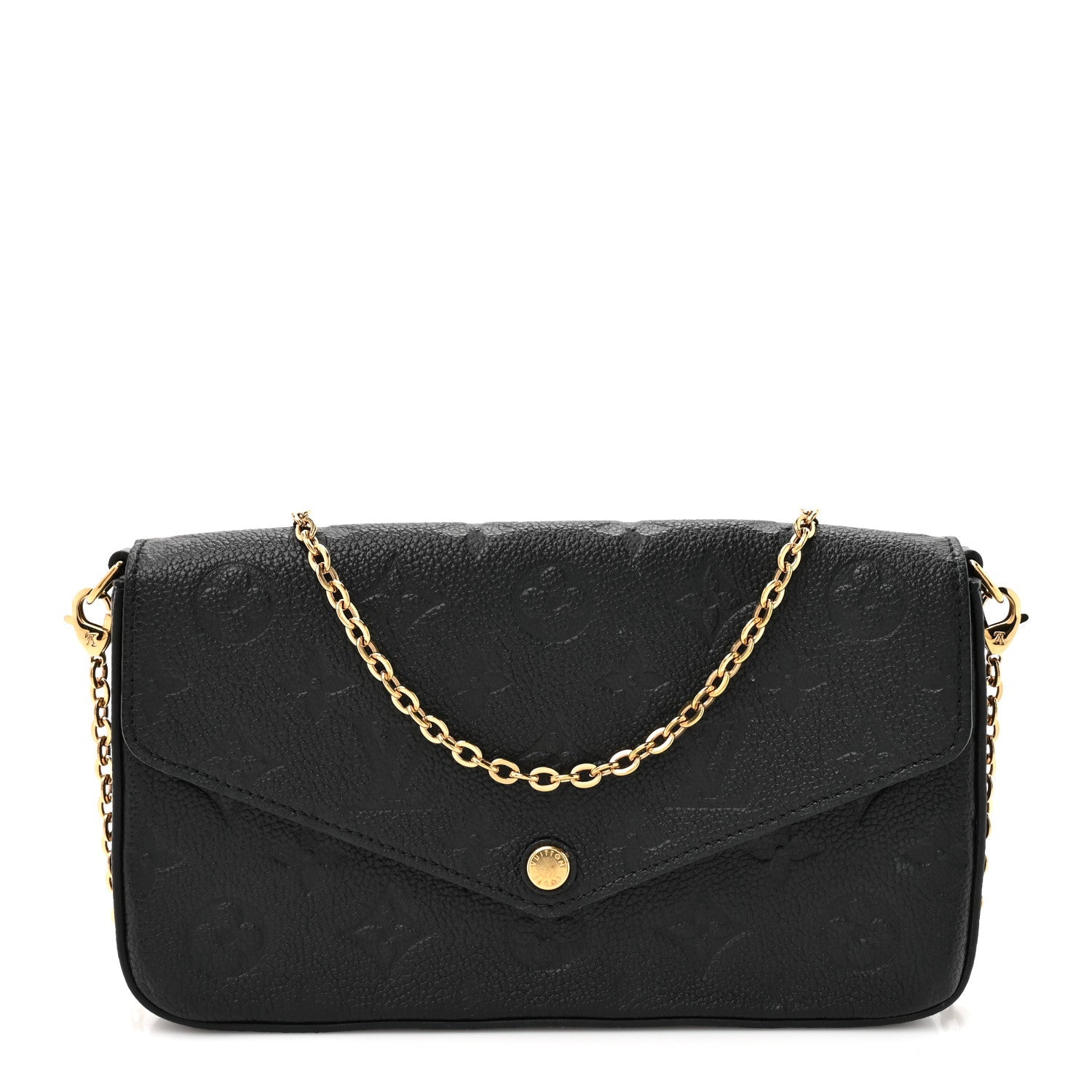 Empreinte Pochette Felicie Chain Wallet Black