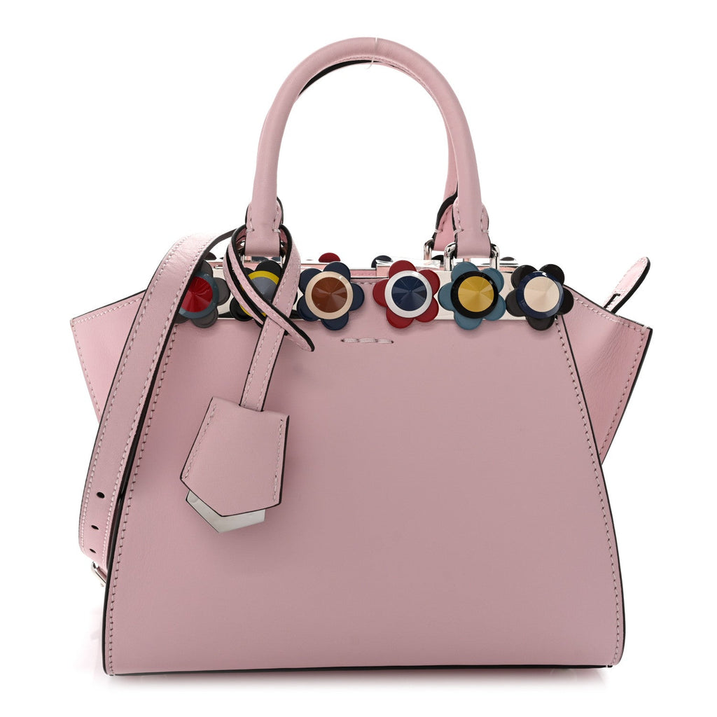 Vitello Dolce Plexiglass Flowerland Studded Mini 3Jours Tote Peonia Multicolor