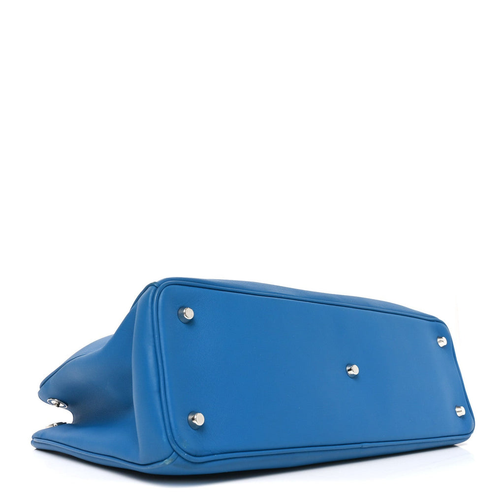 Smooth Calfskin Large Diorissimo Tote Blue