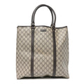 GG Plus Monogram Joy Vertical Tote Dark Brown