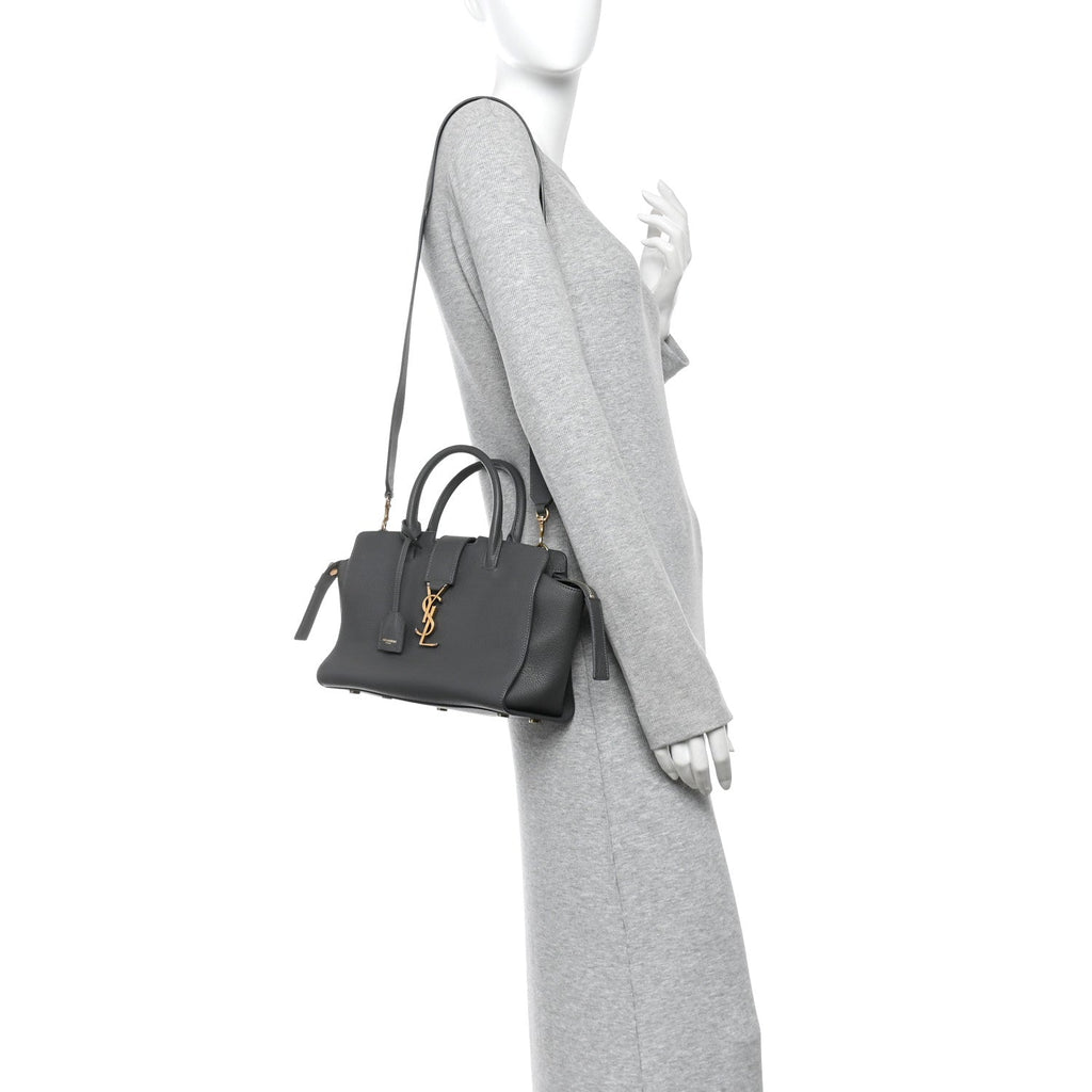 Calfskin Baby Monogram Downtown Cabas Pebble