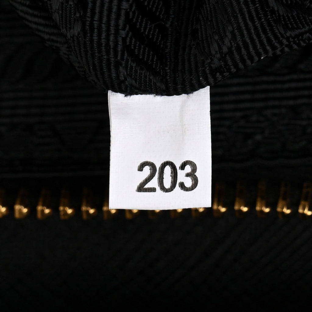 Tessuto Nylon Saffiano Crossbody Bag Black