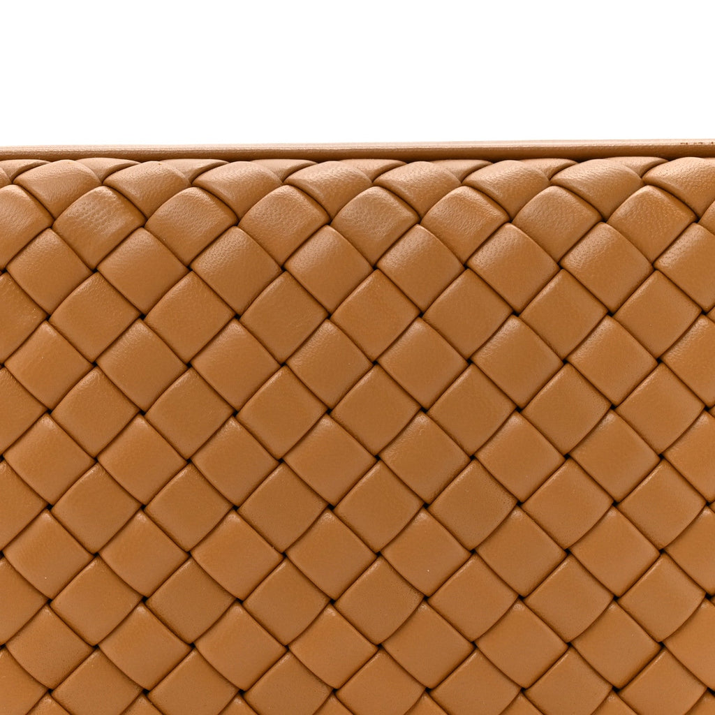 Calfskin Intrecciato Knot On Strap Camel