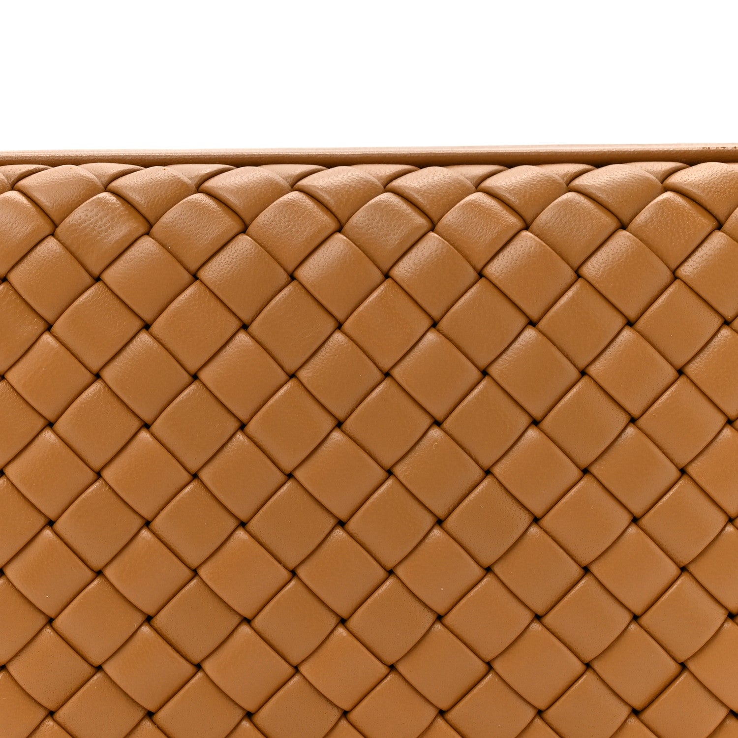 Calfskin Intrecciato Knot On Strap Camel