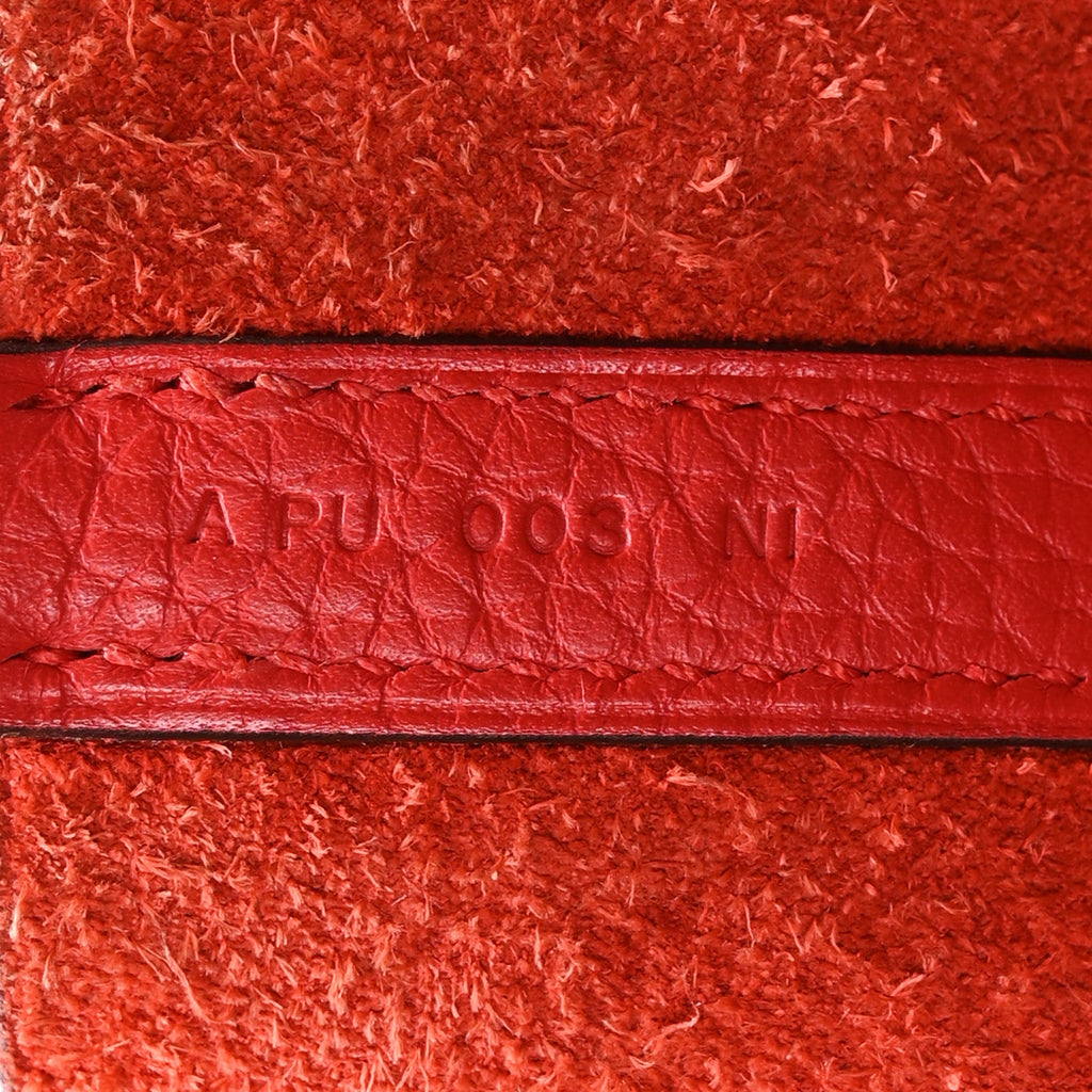 Taurillon Clemence Picotin Lock 22 MM Rouge Tomate