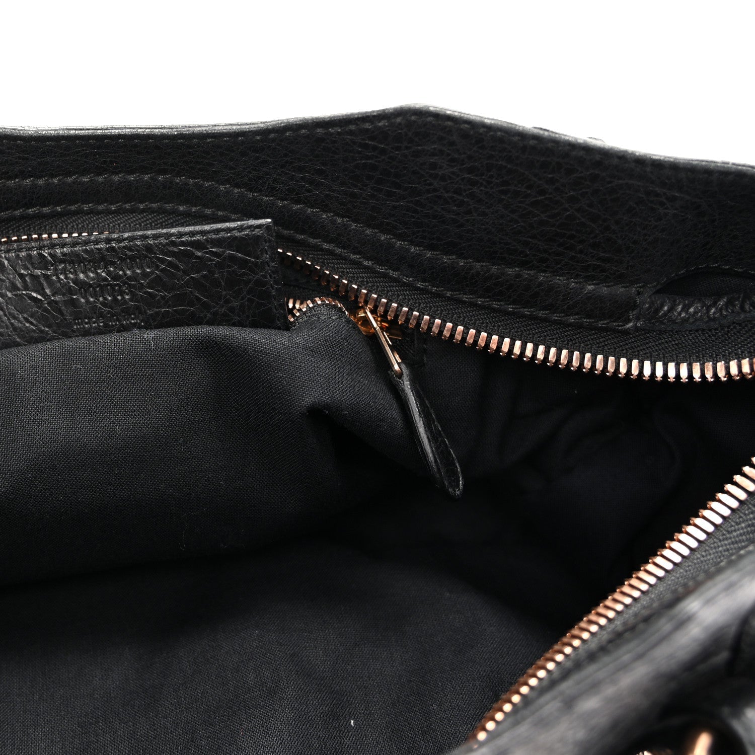 Agneau Giant 21 Rose Gold Hardware City Black