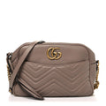 Calfskin Matelasse Medium GG Marmont Chain Shoulder Bag Porcelain Rose