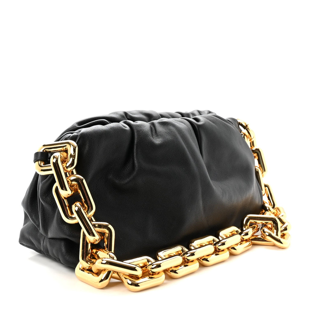Calfskin The Pouch Chain Black