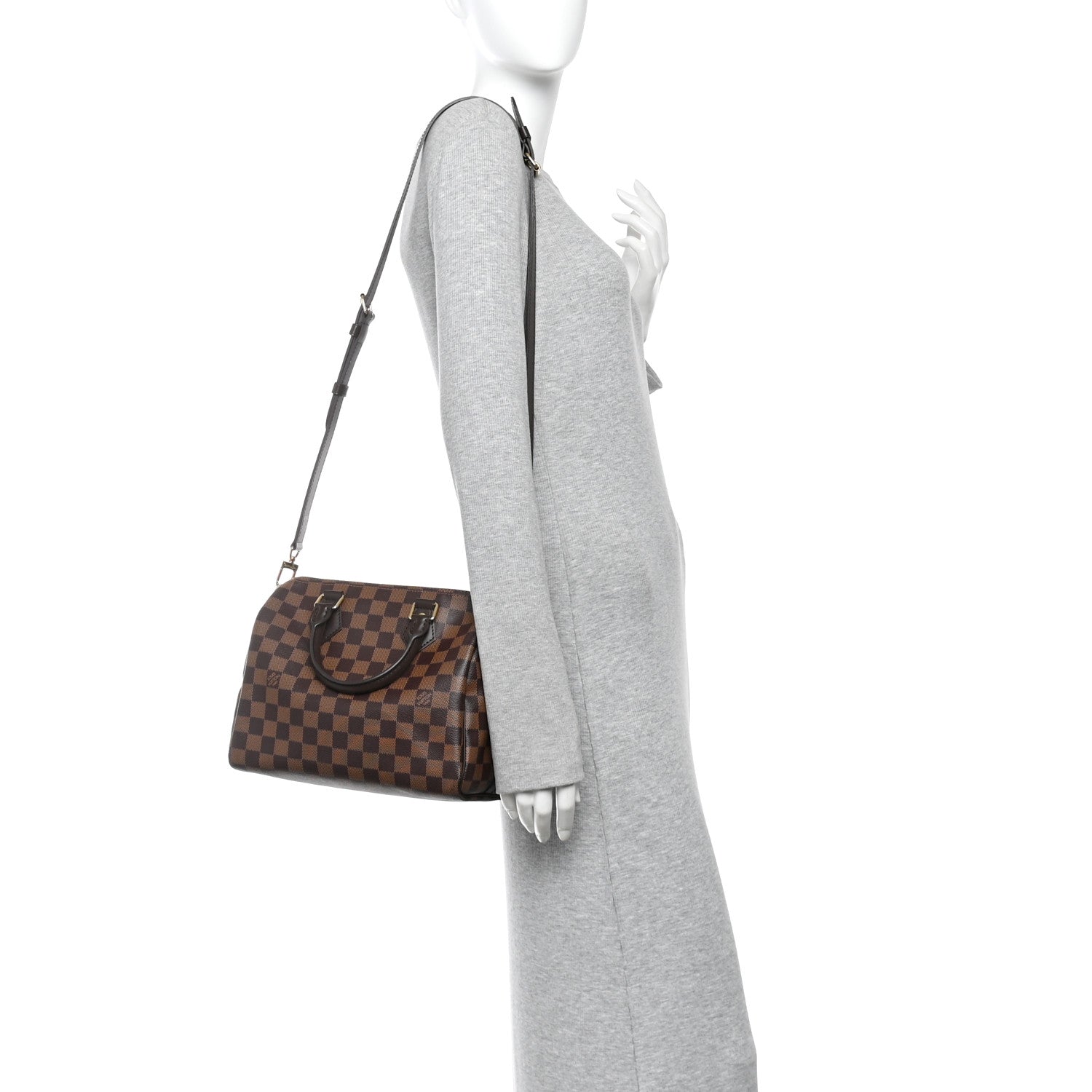 Damier Ebene Speedy Bandouliere 25