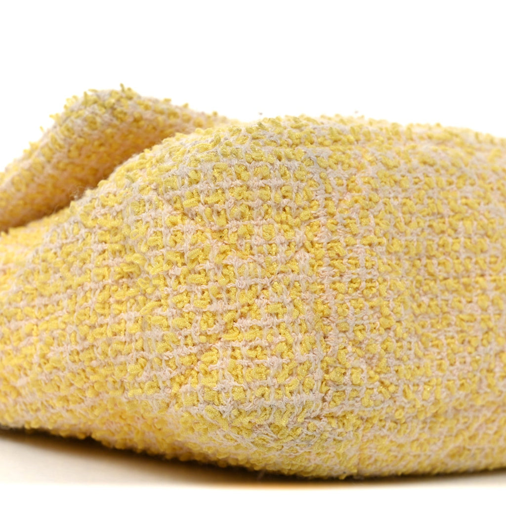 Tweed Quilted Medium Chanel 19 Flap Yellow Pink