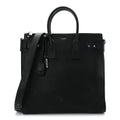Grained Calfskin Sac De Jour Souple North South Tote Black