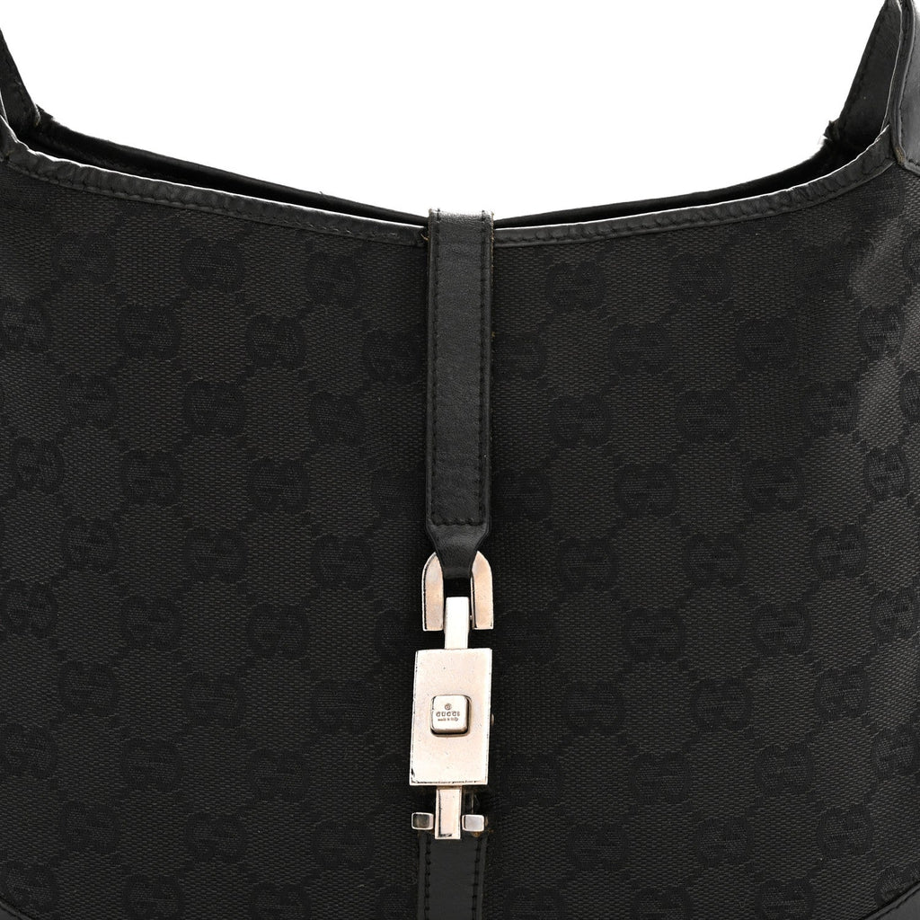 Monogram Jackie O Chain Hobo Black