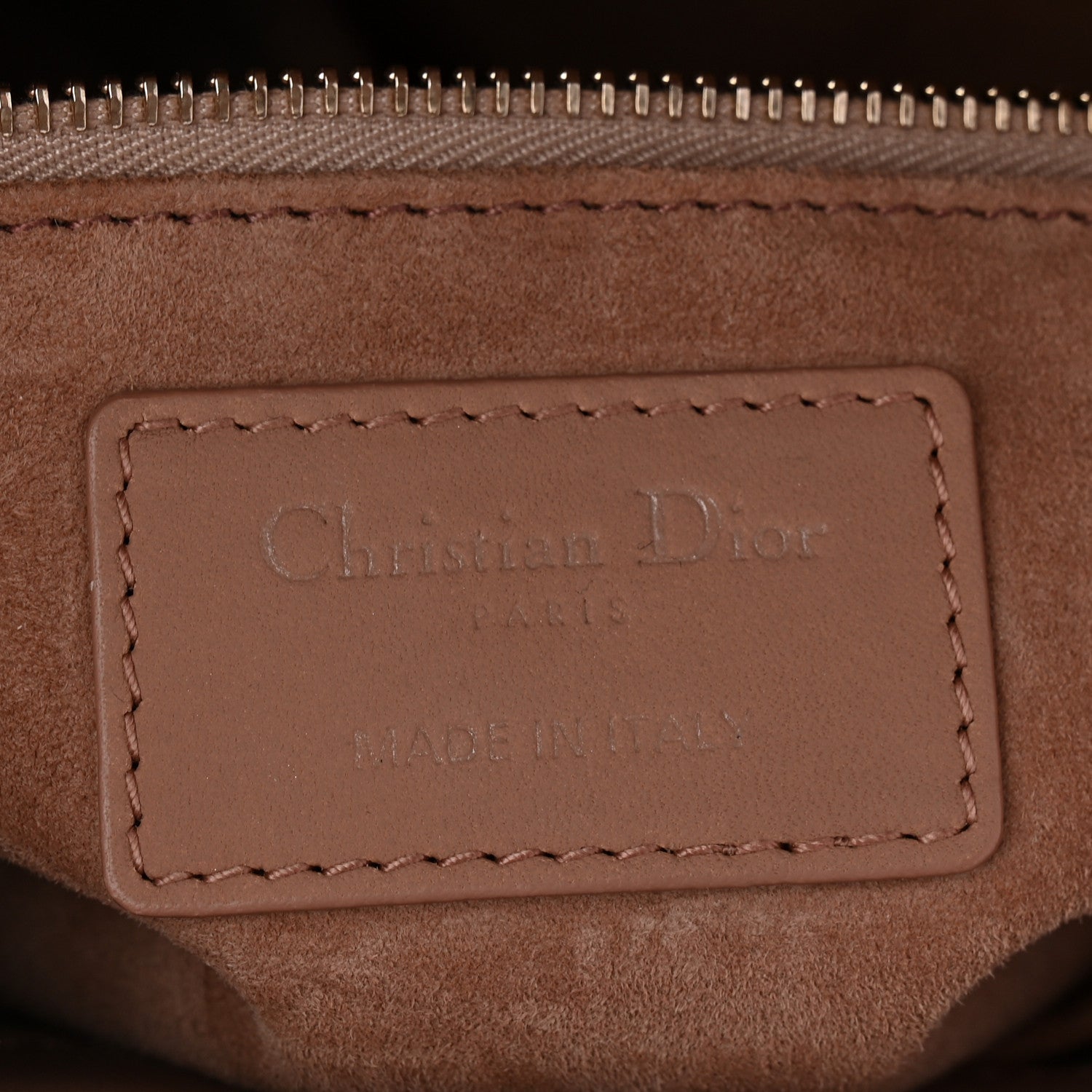 Ultra Matte Calfskin Cannage Medium Lady Dior Beige