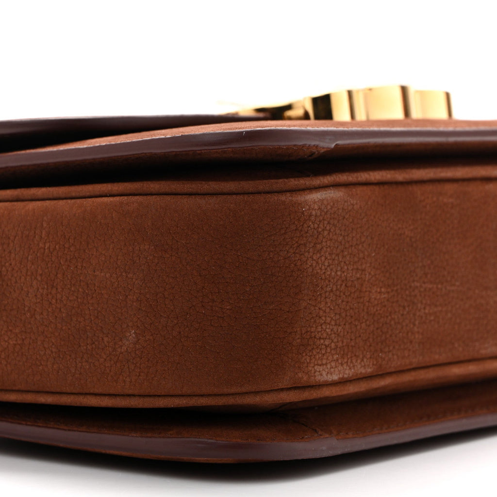 Nubuck Calfskin Teen Triomphe Chestnut