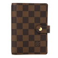 Damier Ebene Small Ring Agenda Cover