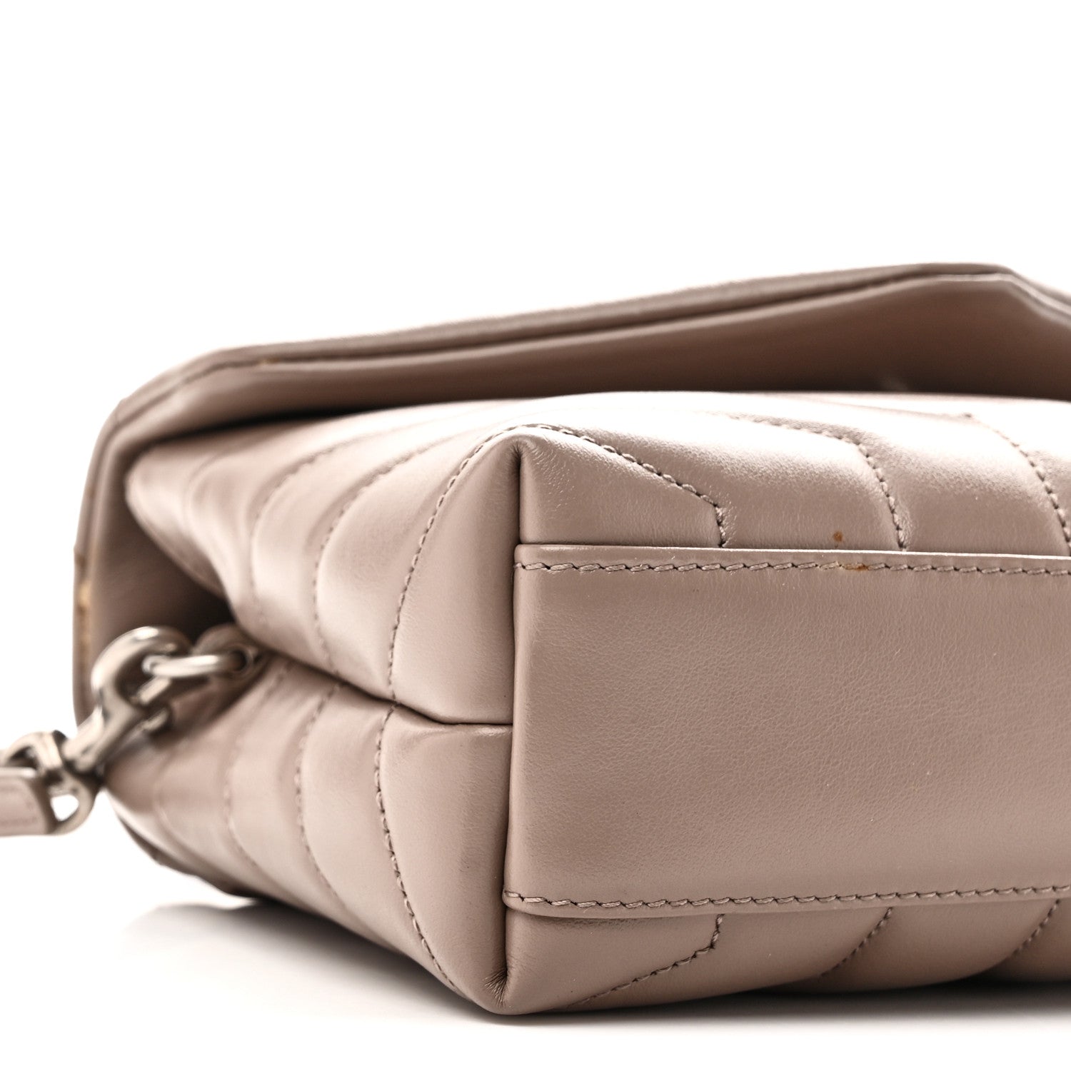 Calfskin Y Quilted Monogram Toy Loulou Crossbody Bag Mink