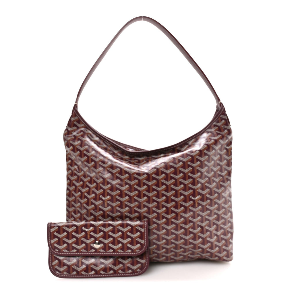 Goyardine Boheme Hobo Burgundy