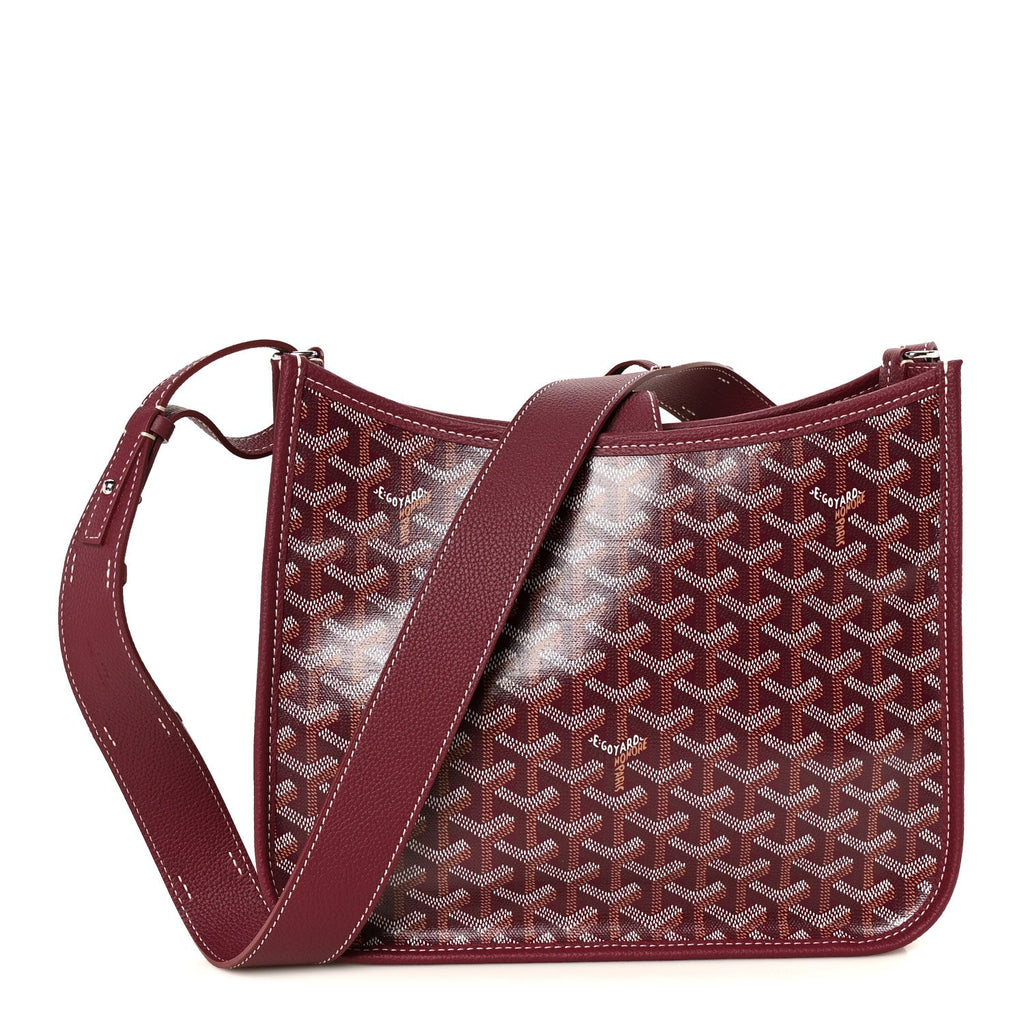 Goyardine Musette PM Bag Bordeaux