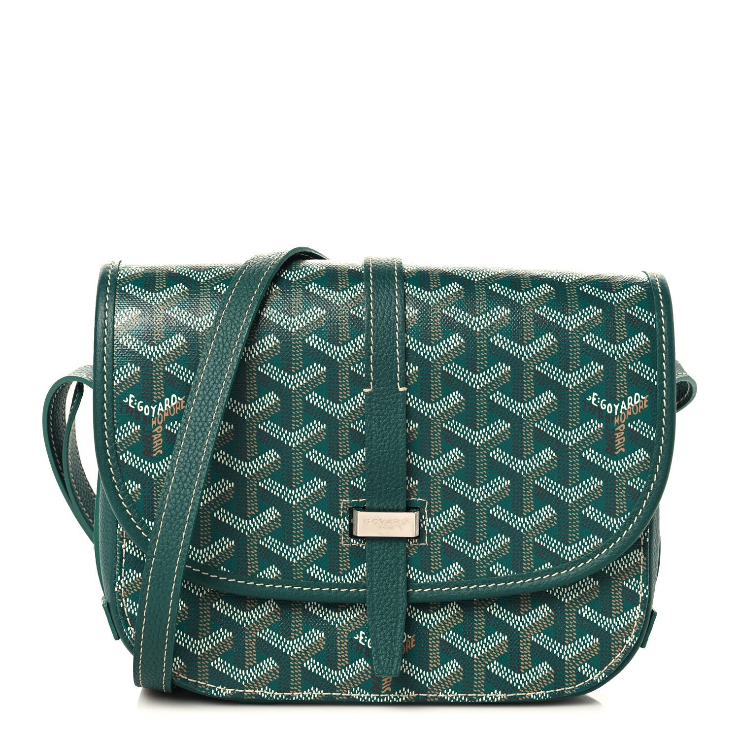 Goyardine Belvedere II PM Messenger Bag Green