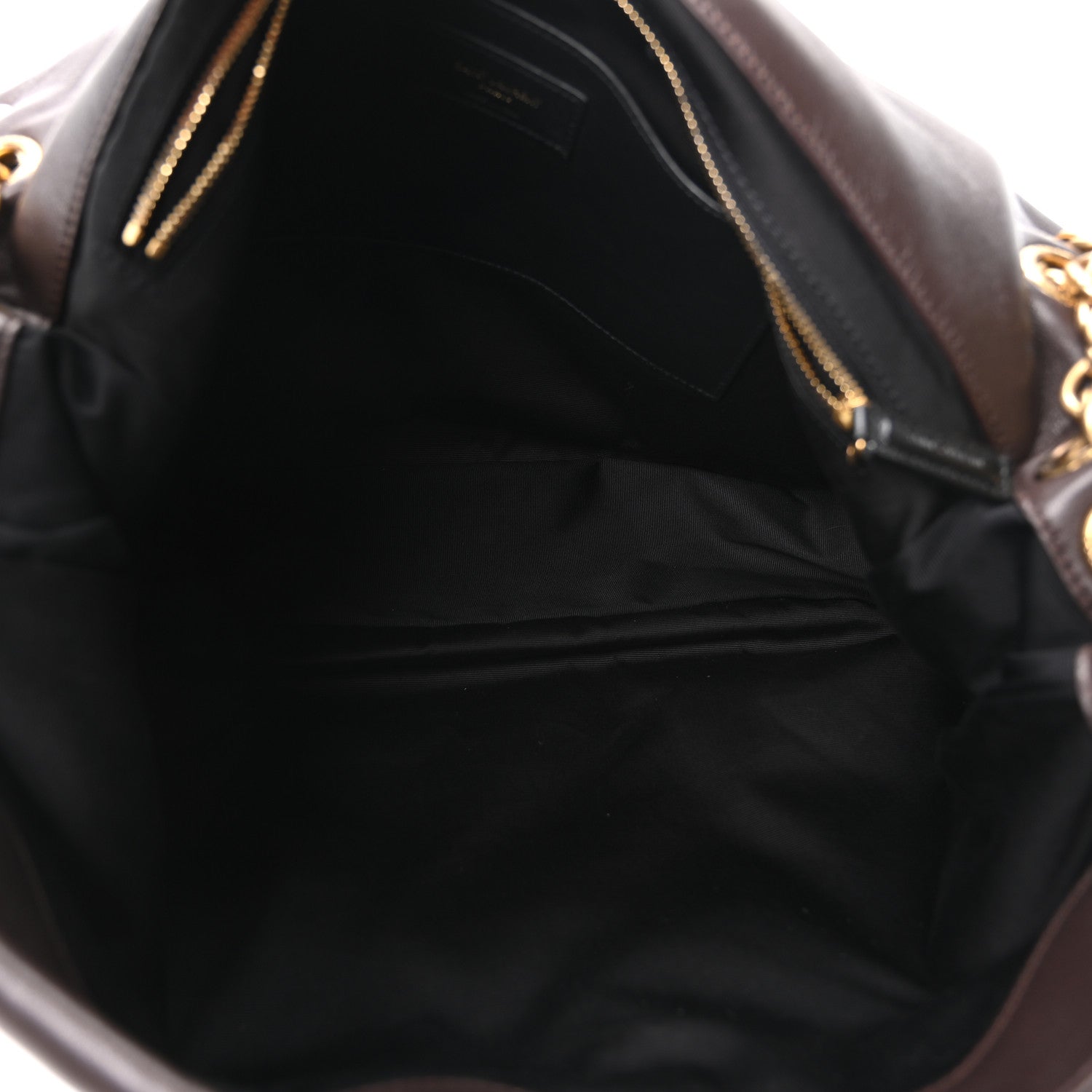 Lambskin Matelasse Monogram Large Jamie 4.3 Dark Sweet Chocolate