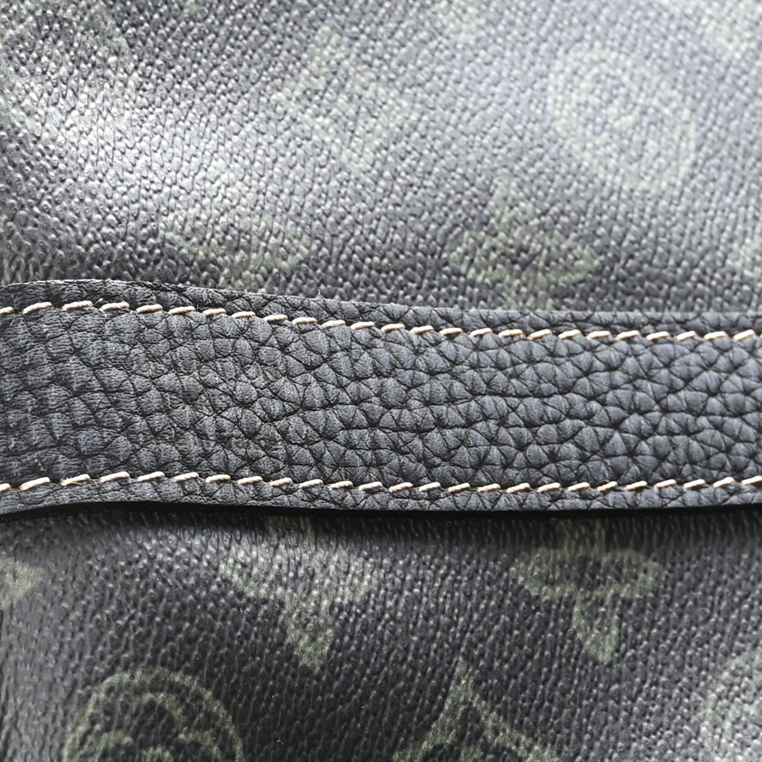 Monogram LV Record Keepall Bandouliere 50 Dark Green