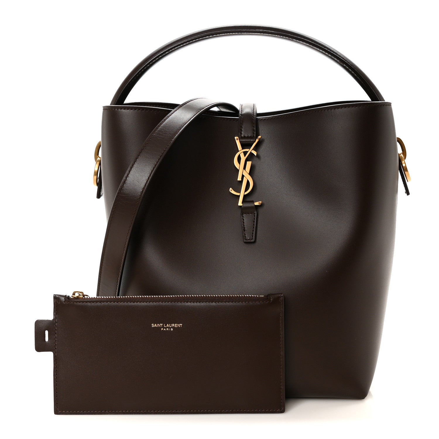 Shiny Calfskin Le 37 Small Bucket Bag