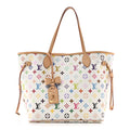 LV X TM Monogram Multicolor Neverfull MM White
