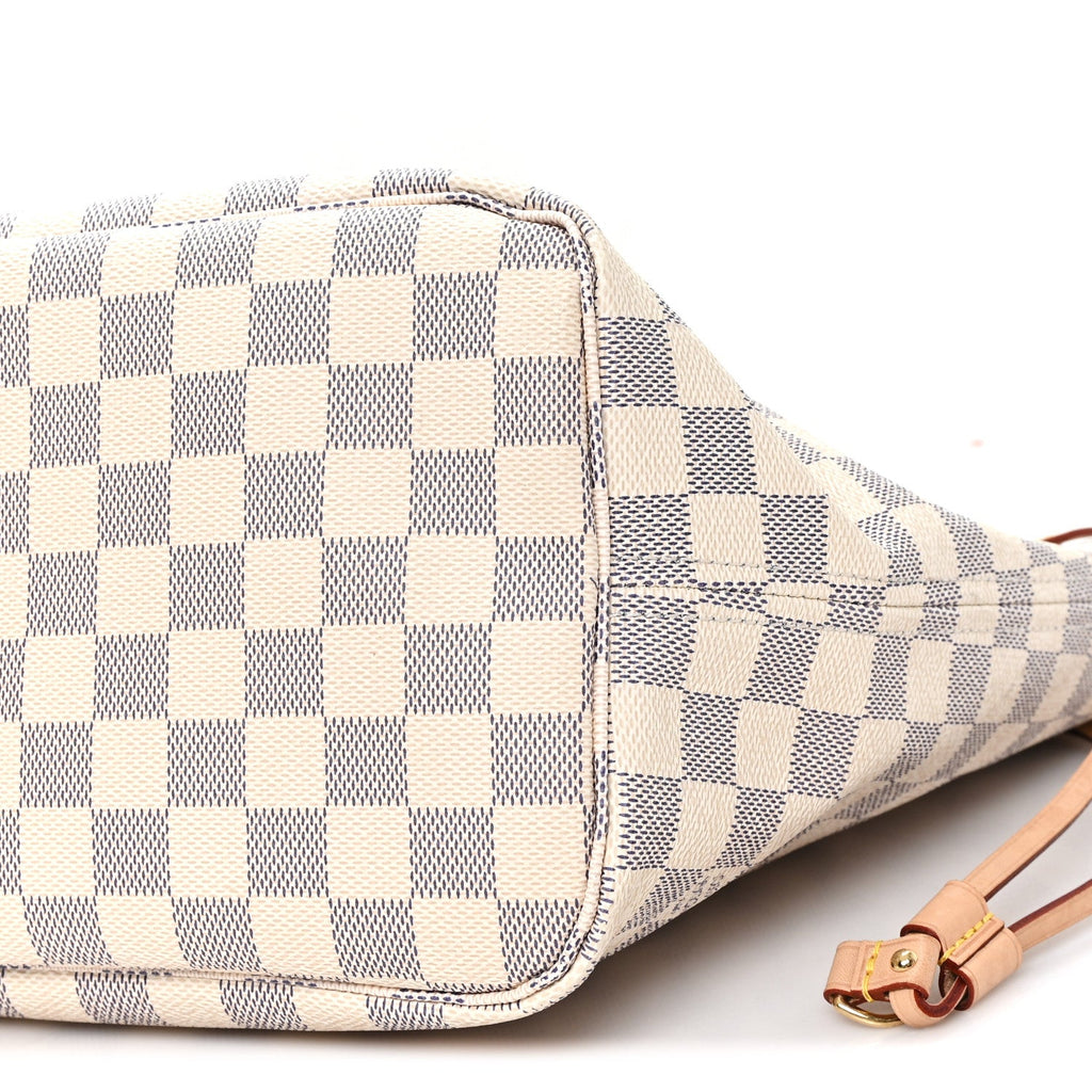 Damier Azur Neo Neverfull MM Rose Ballerine
