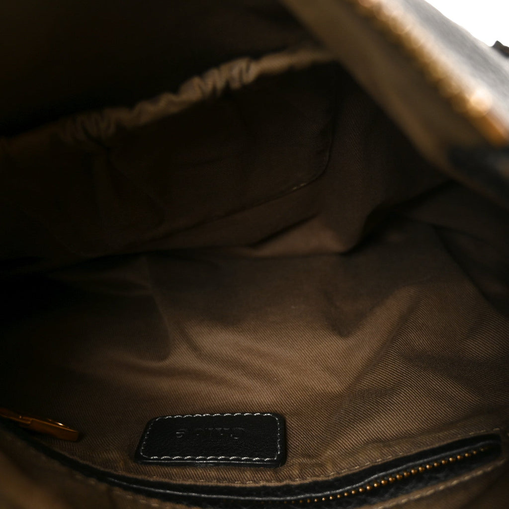 Calfskin Medium Marcie Satchel Black