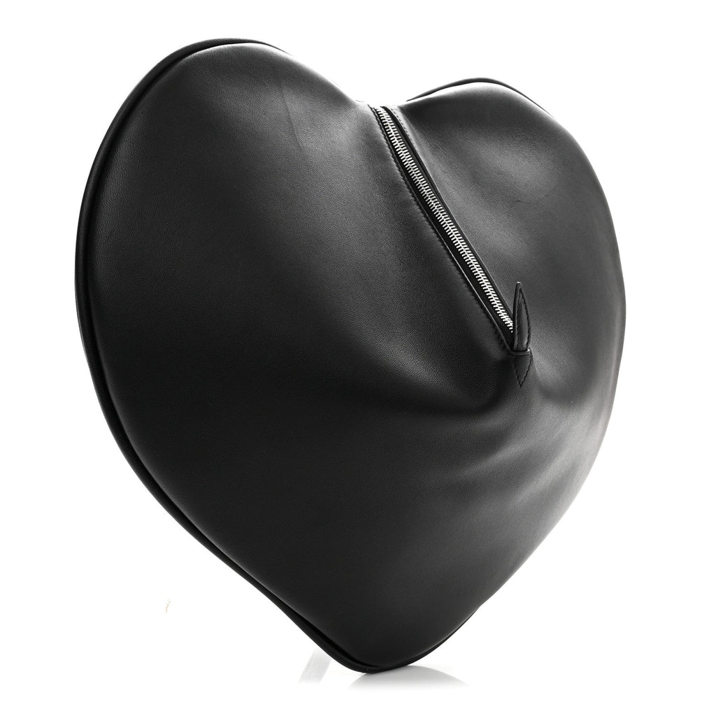 Lambskin Le Coeur Soft Clutch Black