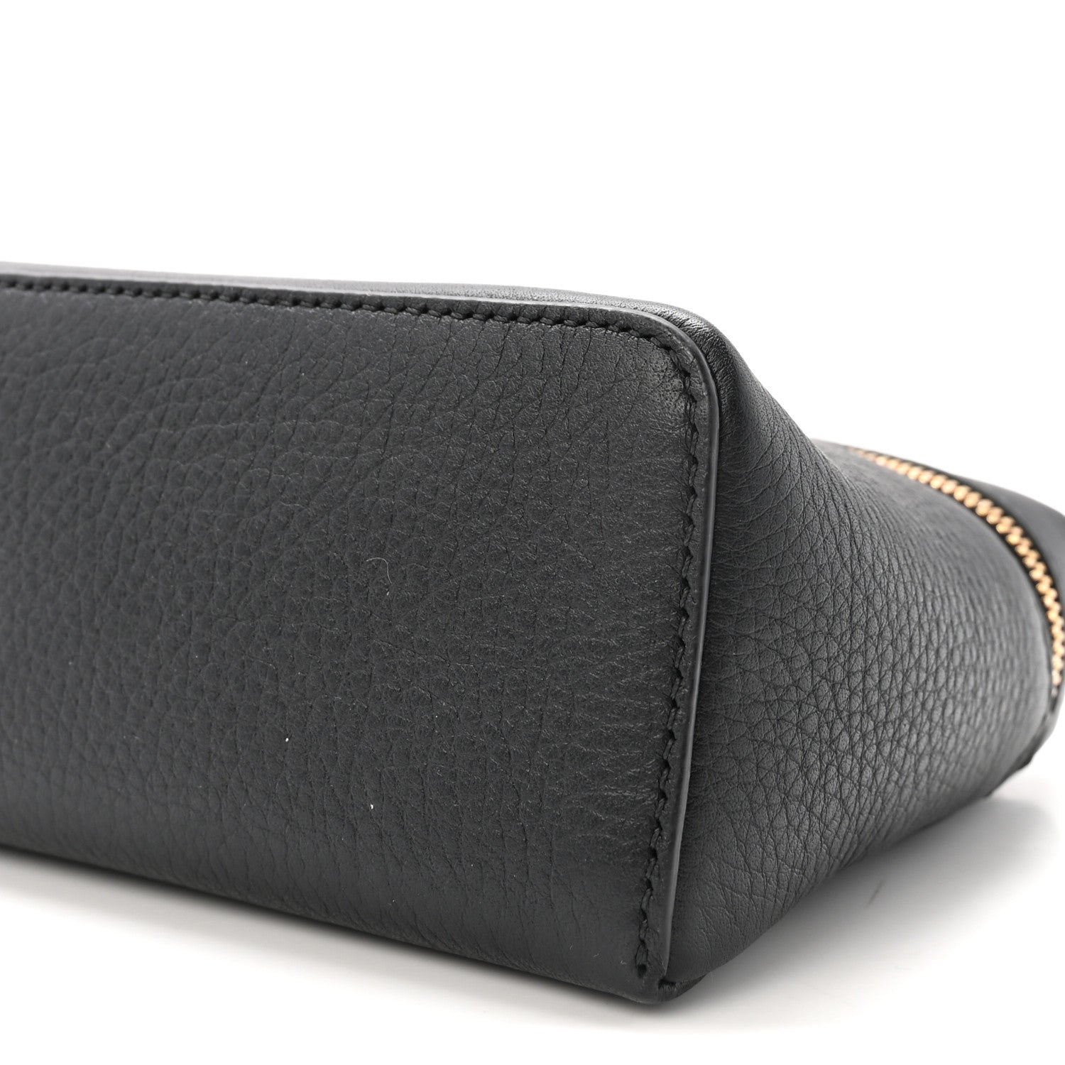 Grained Calfskin L19 Extra Pocket Pouch Black