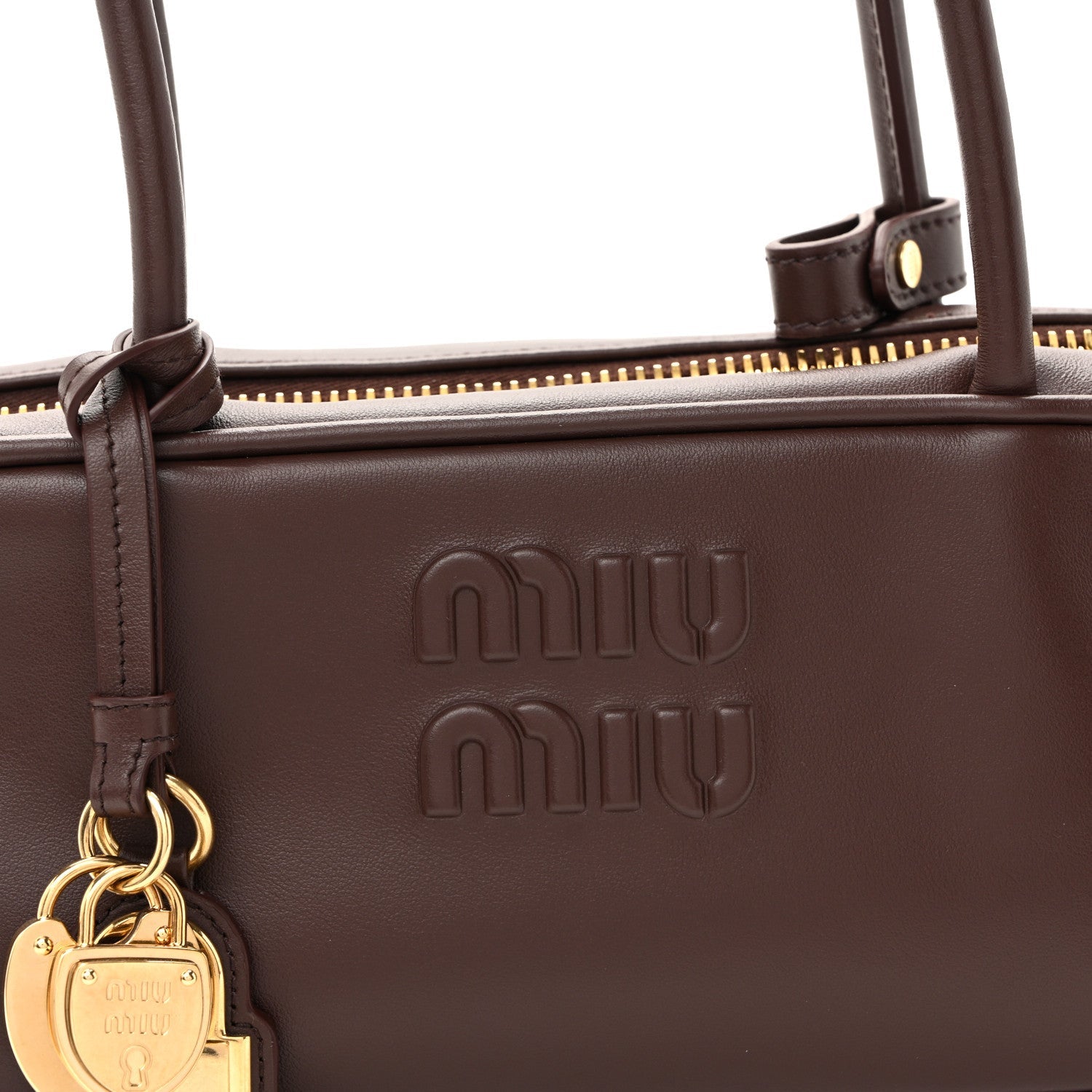 Nappa Small Beau Top Handle Bag Briarwood