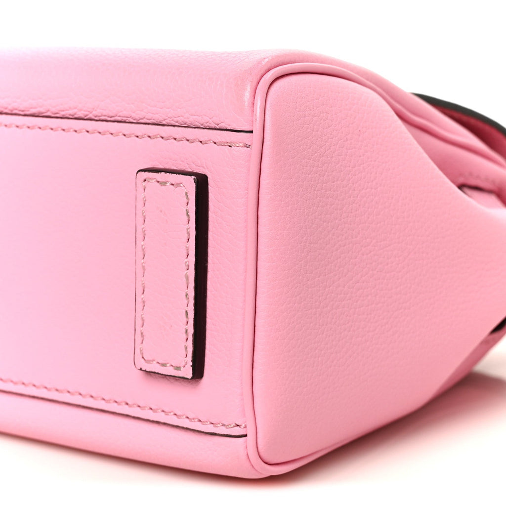Grained Calfskin Small La Medusa Top Handle Bag Pink
