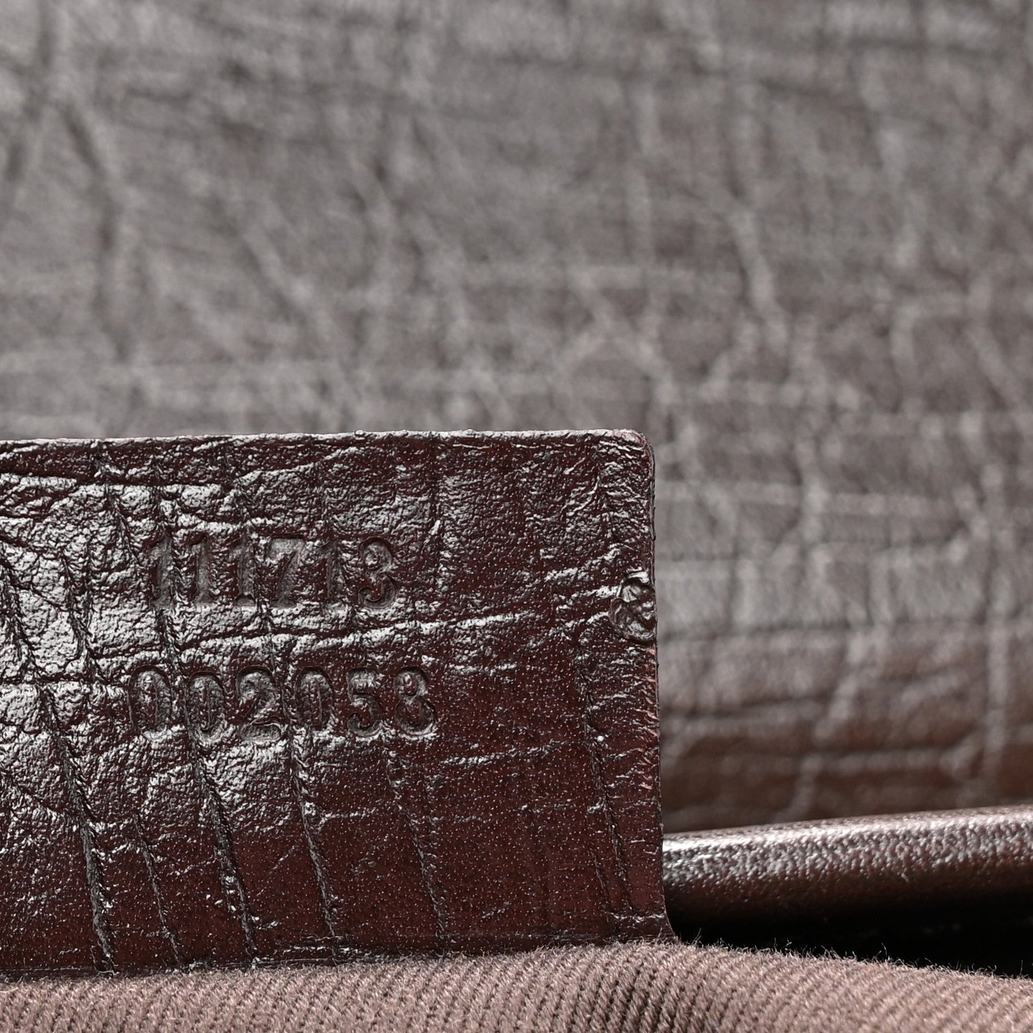 Monogram Bamboo Bullet Bag Dark Brown