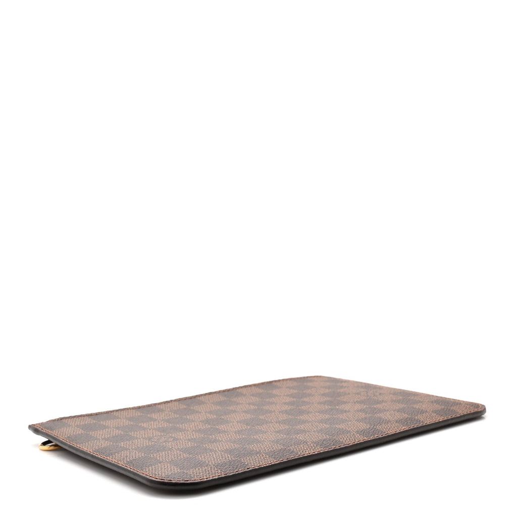 Damier Ebene Neverfull MM GM Pochette Rose Ballerine