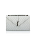Saint Laurent Large Monogram Envelope Clutch