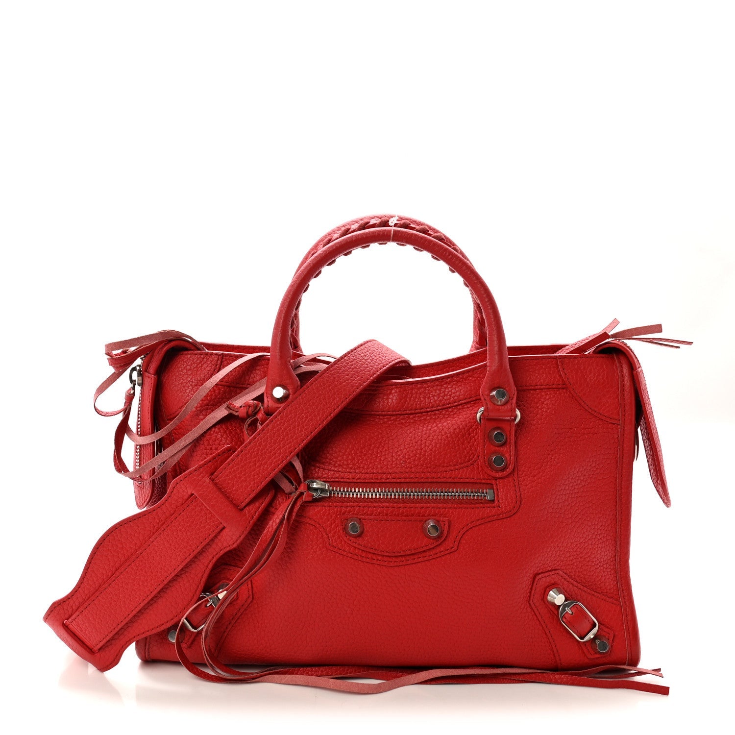 Vibrato Calfskin Classic Silver Hardware S City Rouge Cerise
