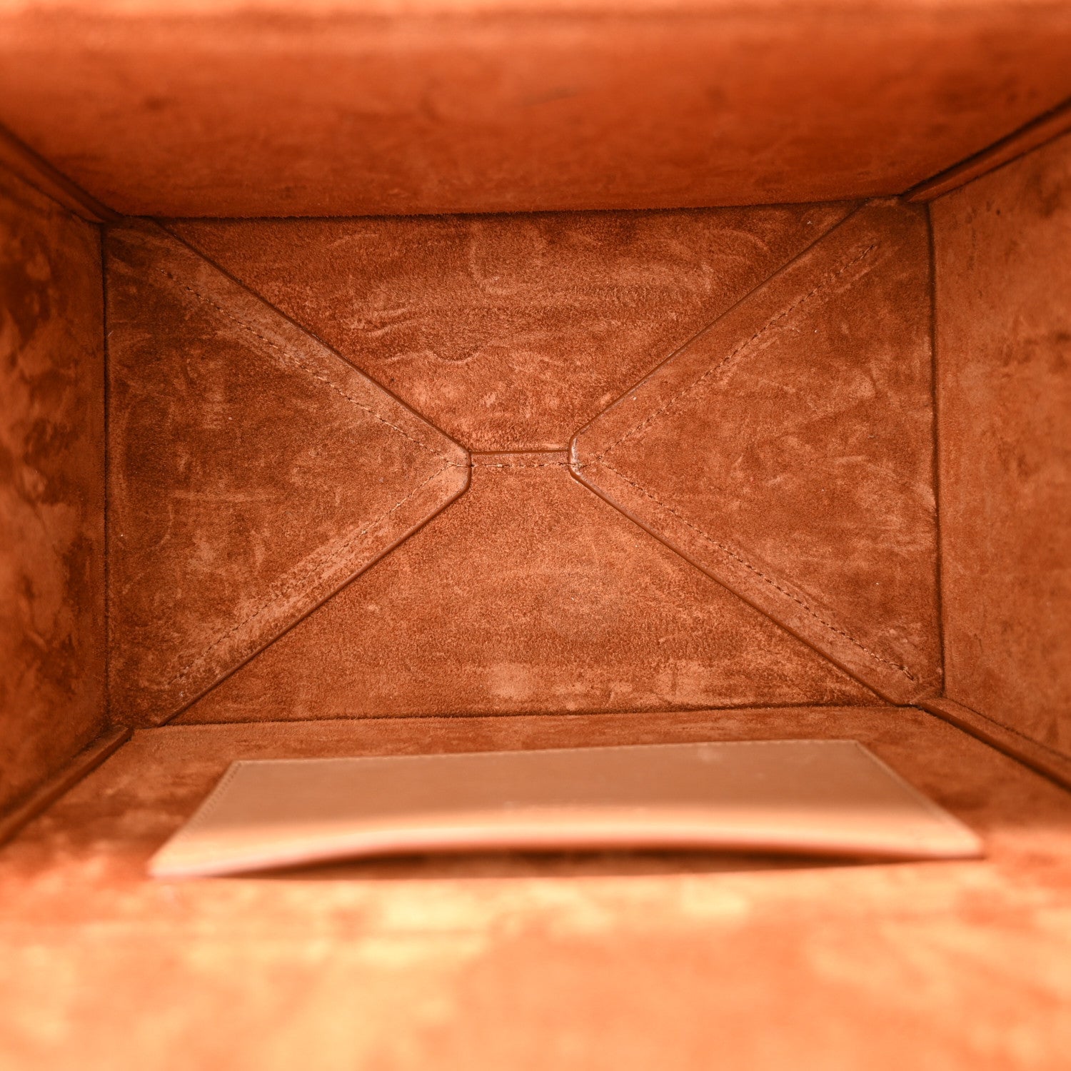 Calfskin Monogram Take Away Box Dusty Vintage Brown Gold