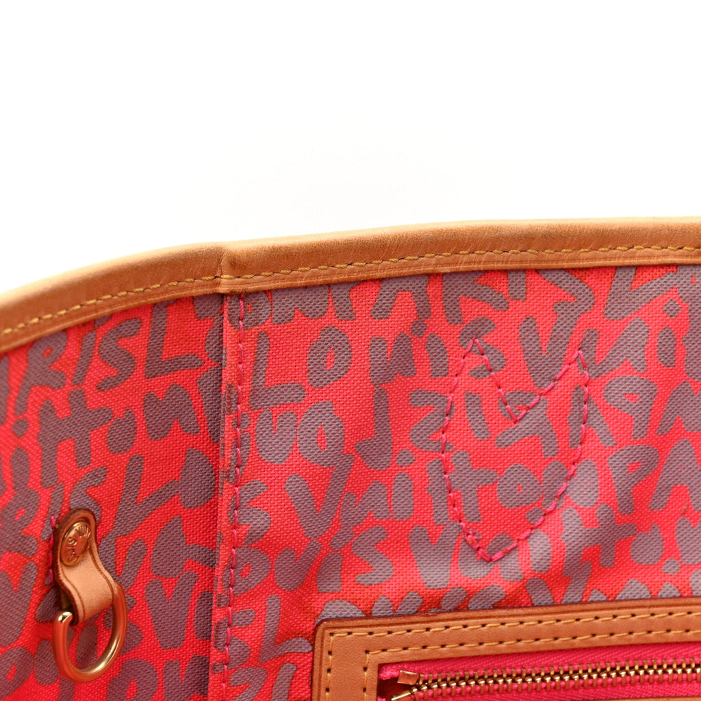 Monogram Graffiti Neverfull GM Fuchsia