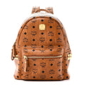 Visetos Small Side Stud Stark Backpack Cognac