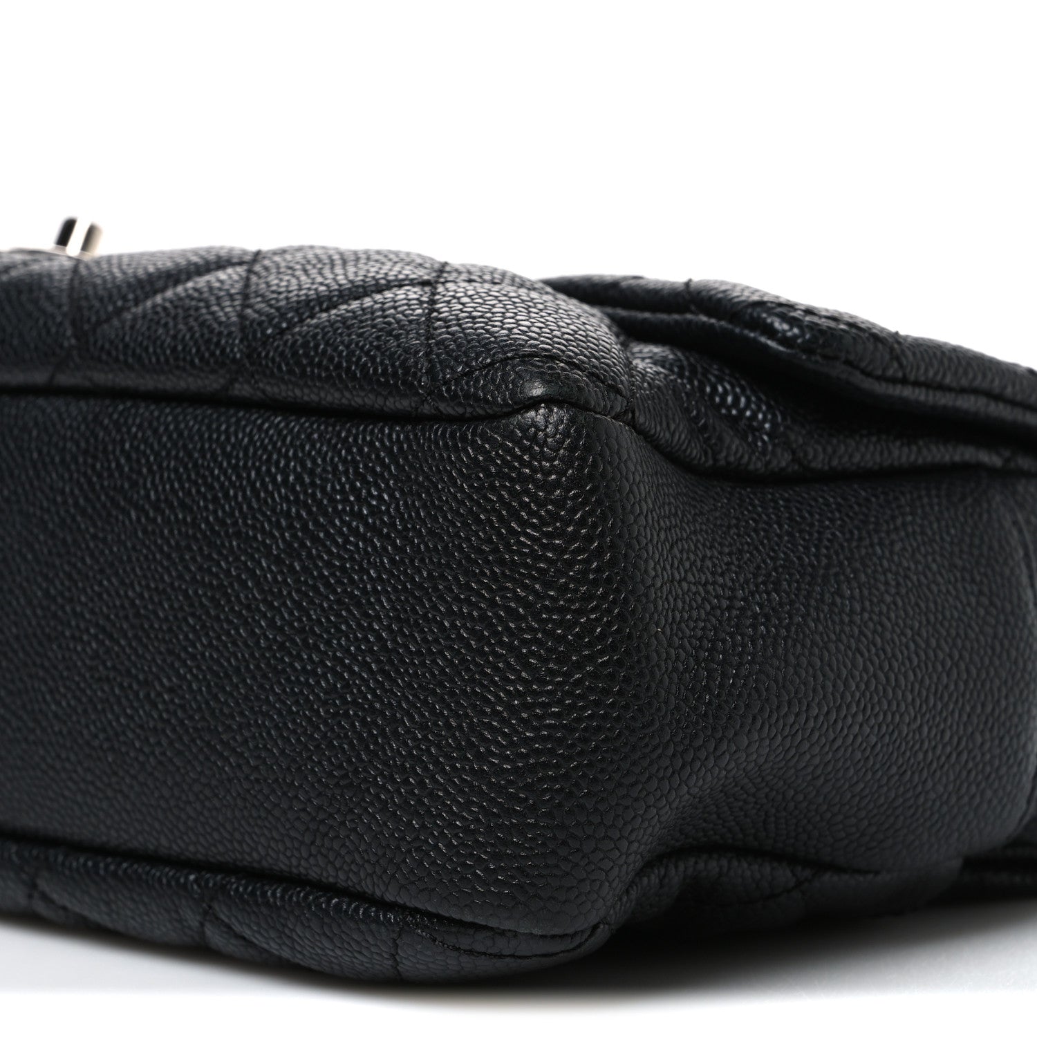 Caviar Quilted Jumbo Easy Flap Black