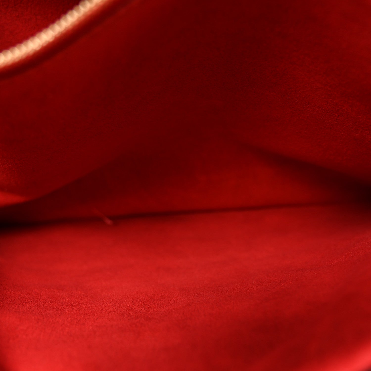 Patent Embossed Monogram Lambskin Coussin MM Black Red