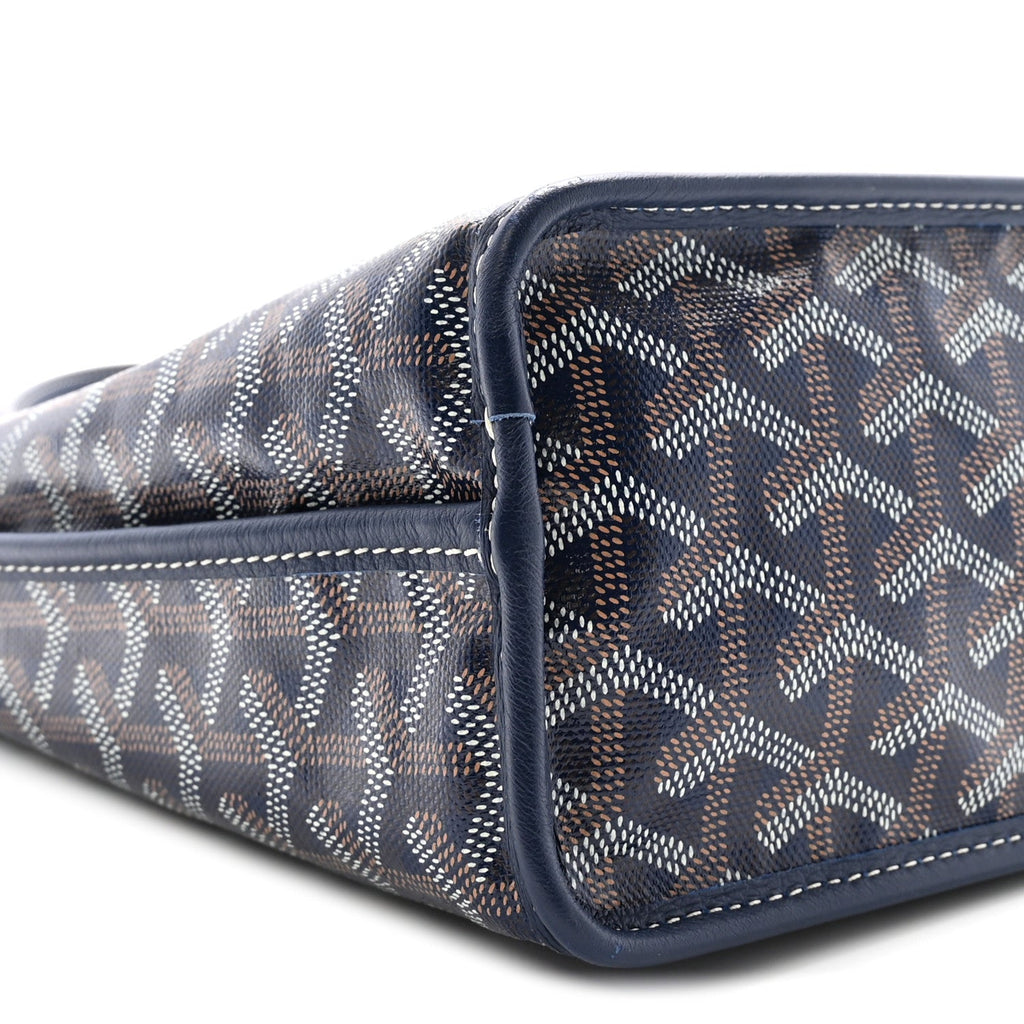 Goyardine Reversible Mini Anjou Navy