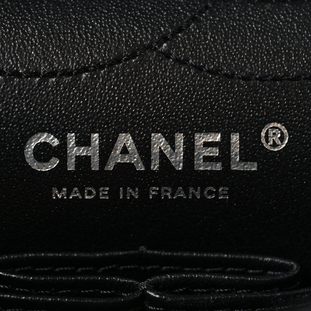 Aged Calfskin Quilted 2.55 Reissue 225 Flap So Black So Black