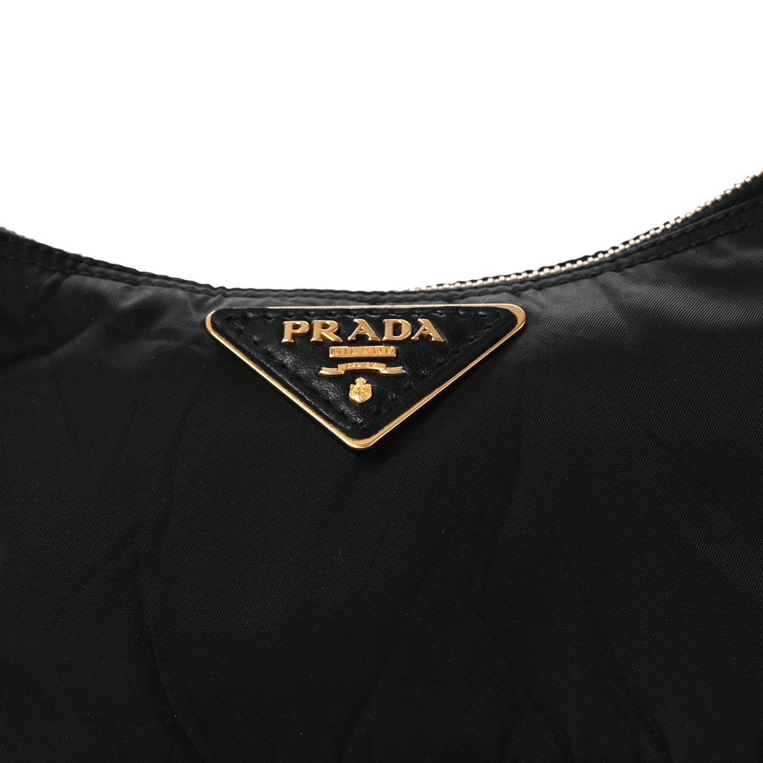 Tessuto Nylon Pochette Bag Black
