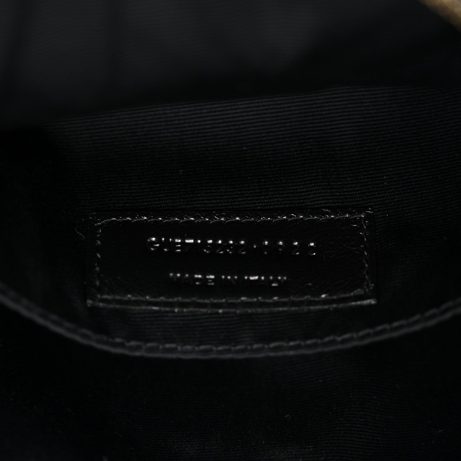 Calfskin Matelasse Monogram Lou Camera Bag Black