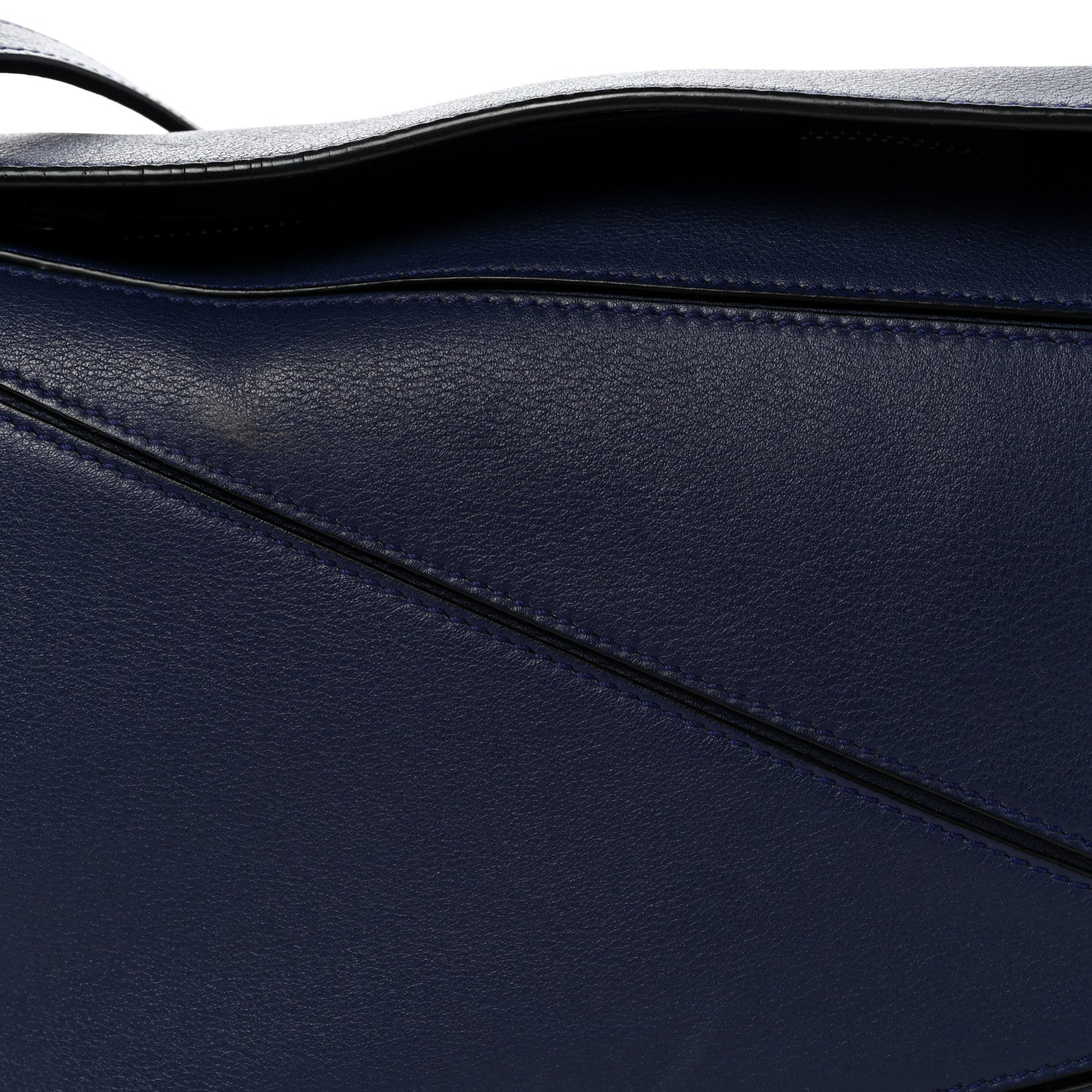 Calfskin Small Puzzle Bag Marine