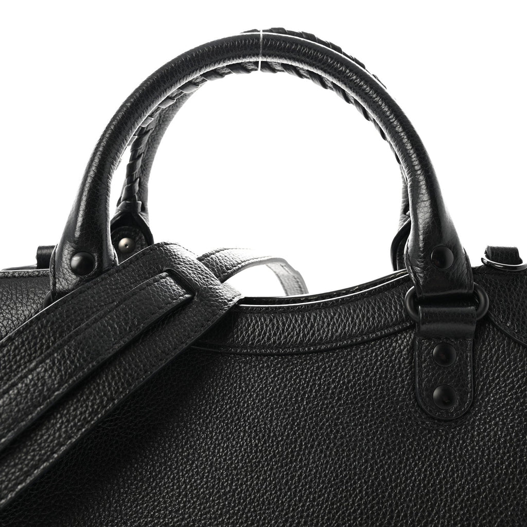 Grained Calfskin Neo Classic Black Hardware S City Black